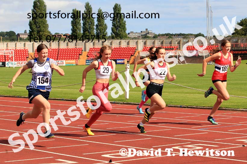 100 metres, 2023 Gateshead Tartan Games.  Photo: David T. Hewitson/Sports for All Pics